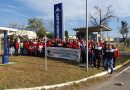 Sindicato realiza protesto contra a Venetur na porta da Embraer de S. José dos Campos