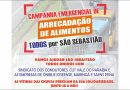 CAMPANHA DE ARRECADAÇÃO DE ALIMENTOS PARA SÃO SEBASTIÃO