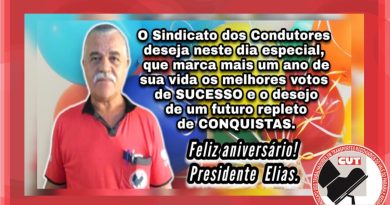 Parabéns Presidente Elias Pereira